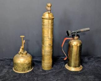 Brass Blow Torch, Plant Mister Spice Grinder