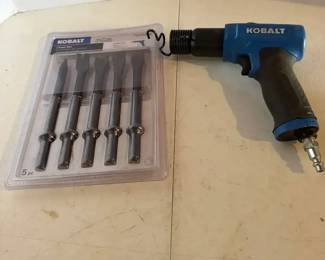 Kobalt Air Chisel with Bits