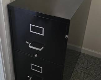 TwoDrawer Metal Filing Cabinet second image