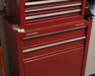 Red Craftsman Rolling Tool Chest