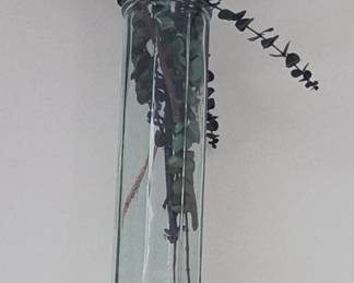 Tall Cylinder Glass Vase