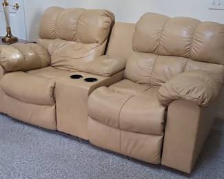 Dual Reclining Loveseat with Console second image