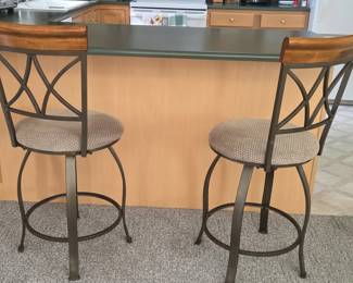 Swivel Bar Stool Set