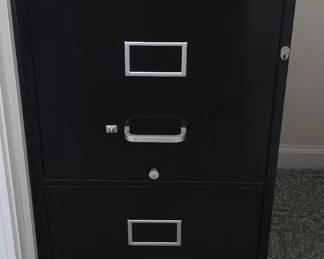 TwoDrawer Metal Filing Cabinet