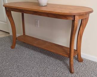Oak Hall Console Table