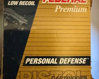 Federal Premium Personal Defense Pistol Cartridges