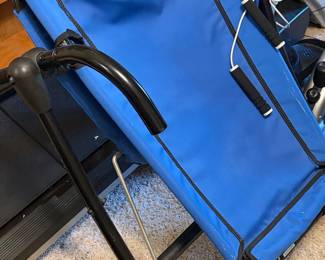 Blue Inversion Table with Handles