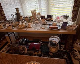 Estate Sale Assorted Tabletop and Kitchenware Collection