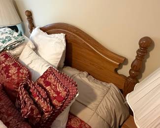Oak Spindle Bed Frame