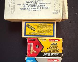 Vintage and Modern Ammunition Assortment