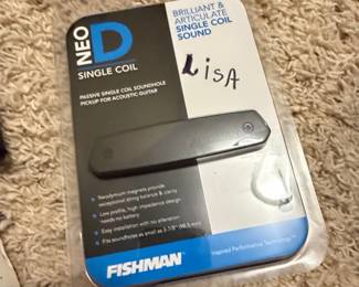 Fishman Neo-D Passive Single Coil Acoustic Guitar Pickup