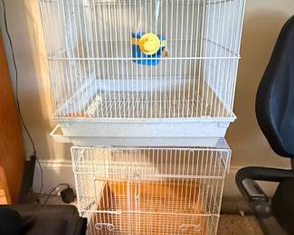 Two-Tiered Bird Cage Set