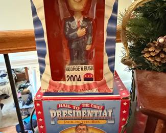 George W. Bush "Hail to the Chief" Presidential Jack-In-The-Box 2001