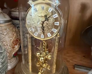 Vintage Elgin S. Haller Anniversary Torsion Pendulum Clock