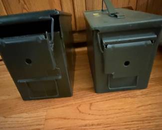 US Military Surplus 30 Caliber and 50 Caliber Ammunition Cans