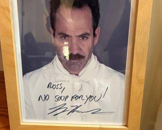 Larry Thomas Signed 'Soup Nazi' Photograph with JSA Authentication