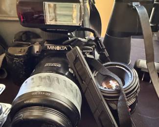 Minolta Maxxum 2xi SLR Camera Bundle
