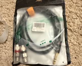 Dual XLR Female to 1/4" TS Male Y-Splitter Cable