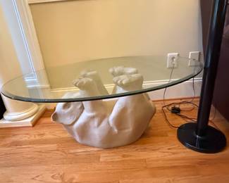 Polar Bear Figural Coffee Table