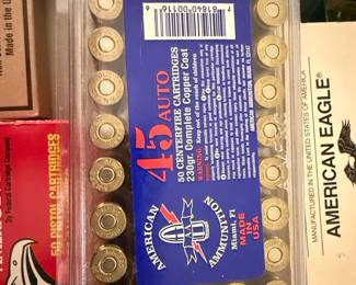 American Ammunition .45 Auto 230gr. Complete Copper Coat Cartridges