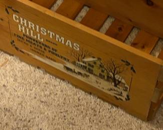 Christmas Hill Brand Vintage Style Decorative Wooden Crate