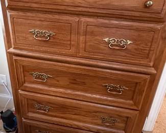 Broyhill Furniture Solid Oak Country French Style Dresser