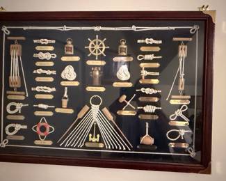 Nautical Knot Board Display Case
