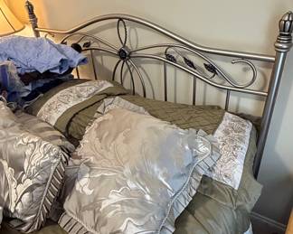 Metal Scrollwork Queen Headboard