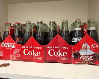 Coca-Cola Classic 8oz Glass Bottle Six-Packs - Holiday/Commemorative Editions