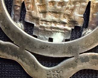 Peruvian Sterling Silver Viracocha Pendant Necklace