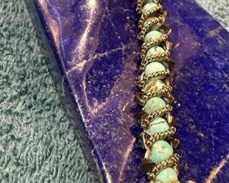 torquoise beaded braclet