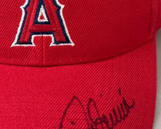 baseball hat signed