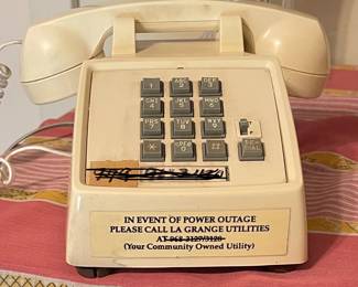 Touch tone desk phone
