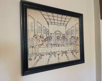 Embroidered Last Supper