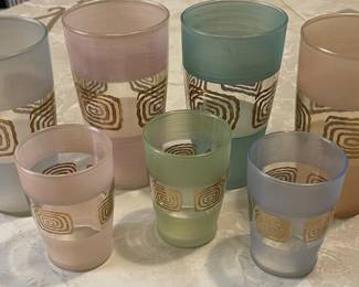 Retro Gold Geometric glasses