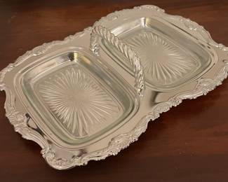 Silver plated tray