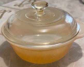 Fire King casserole dish