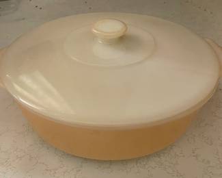 Fire King casserole dish