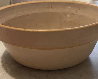 Crock mixing bowl