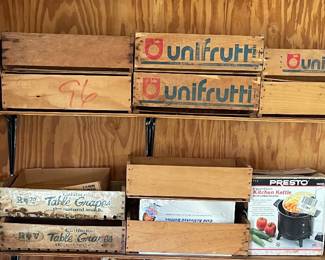 Wooden Fruit boxes
