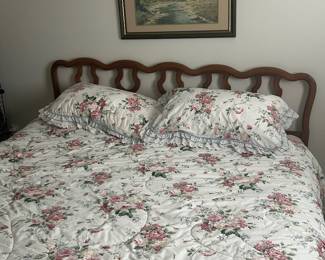 Mid century modern headboard for a king bed 