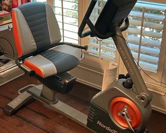 Stationary bike. 