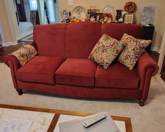 Like new red sofa