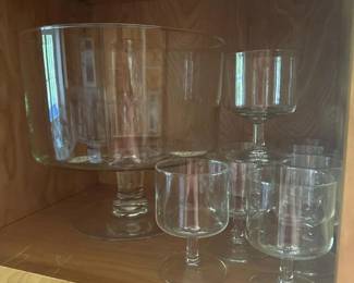 816 glasstriflebowlwithdessertstemglas