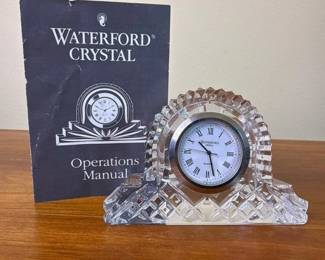 269 waterfordcrystalquartzmantleclock