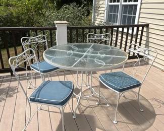780 wroughtironandglasspatiotablewith