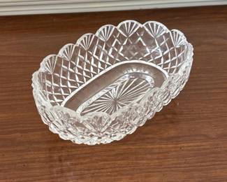 602 waterfordcutcrystalovalbowl