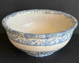 151 blueandwhitespongewaremixingbowl