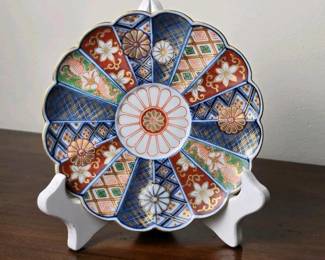 383 japaneseimaristyleporcelainplatewit