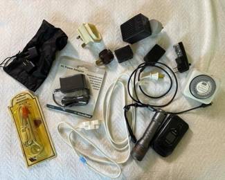 256 assortedelectronicaccessoriesandadap